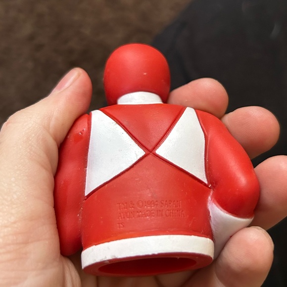VTG | Saban's | Power Rangers | Red Ranger | Shampoo Topper - Picture 4 of 5